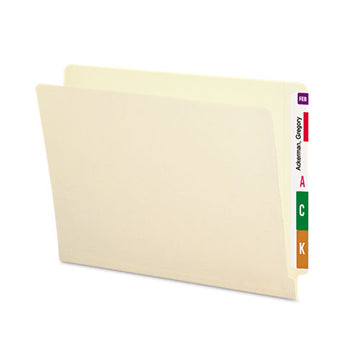 Smead® 100% Recycled Manila End Tab Folders, Straight Tab, Letter Size, 100-box freeshipping - TVN Wholesale